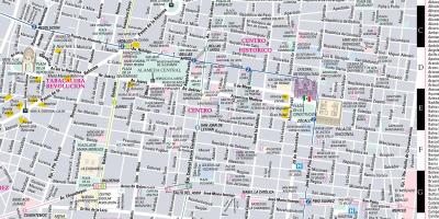 नक्शे के streetwise मेक्सिको सिटी