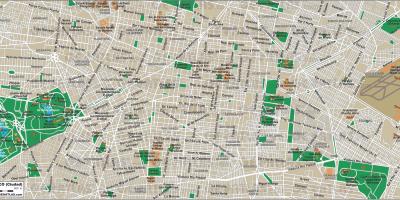 मेक्सिको सिटी सड़क के नक्शे