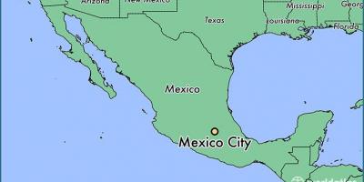 मेक्सिको सिटी मेक्सिको के मानचित्र