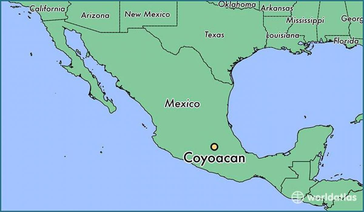coyoacan मेक्सिको सिटी के नक्शे
