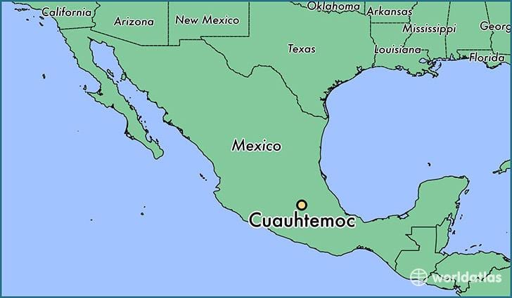 नक्शे के cuauhtemoc मेक्सिको 